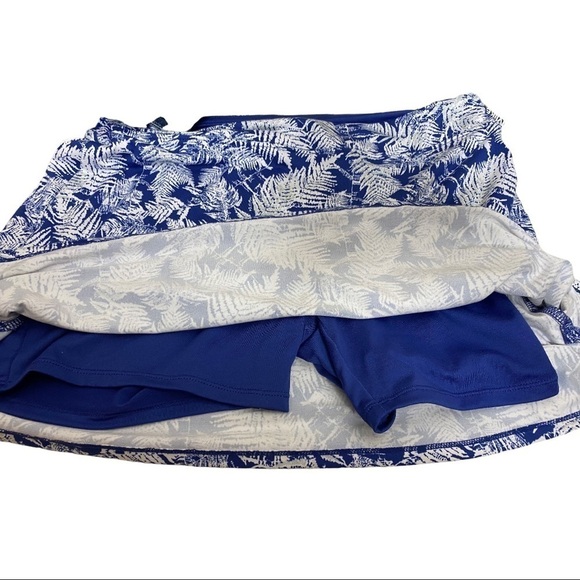 Tranquility Skort Fern Print Blue Size M - Picture 6 of 6